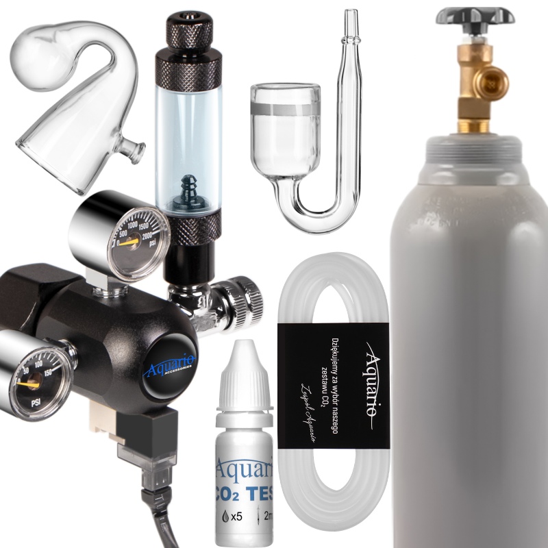 Aquario Professional 2.0 CO2 Set with Solenoid Valve